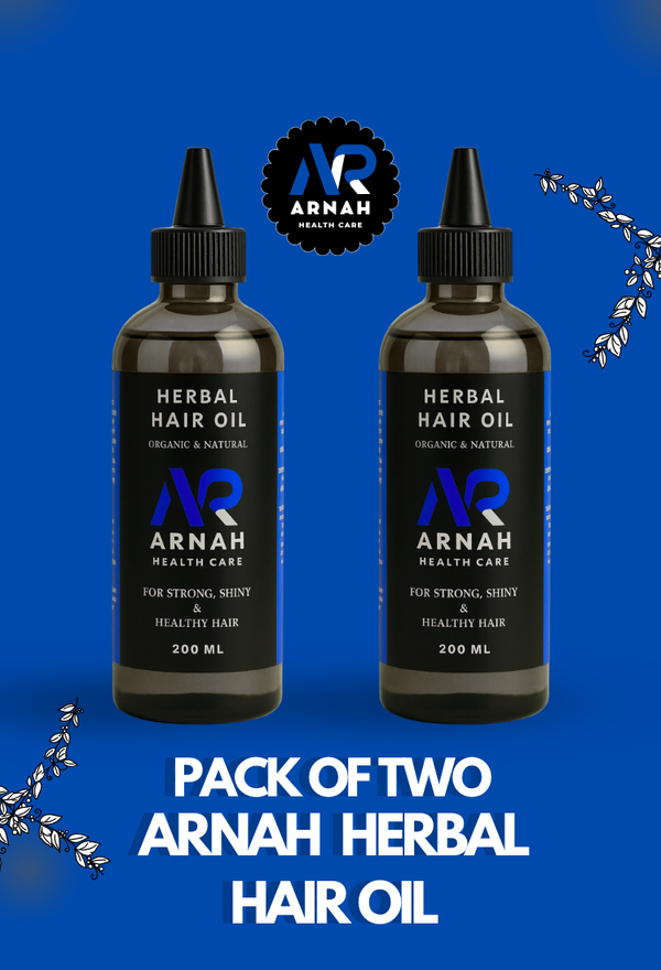PACK OF TWO ARNAH HERBAL HAIR OIL