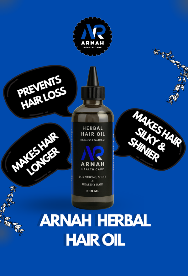 ARNAH HERBAL HAIR OIL For Strong, Shiny & Healthy Hair (200 ML)